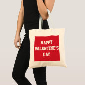 Happy Valentines Day Valentijn Bags Tote Bag (Voorkant (product))