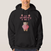 HAPPY VALENTINE'S DAY VALENTIJN BEER HOODIE (Voorkant)