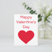 Happy Valentines Day Valentijn Kaarten Feestdagenkaart (Staand voorkant)