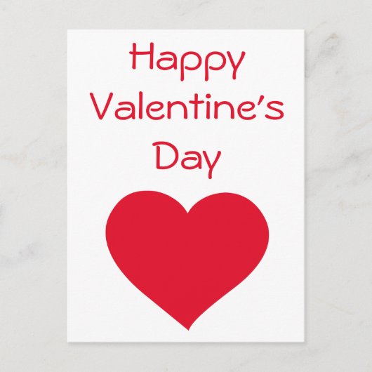 Happy Valentines Day Valentijn Kaarten Feestdagenkaart (Voorkant)