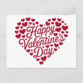 Happy Valentines Day Valentijn Love Heart Briefkaart (Voorkant)