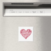 Happy Valentines Day Valentijn Love Heart Magneet (Insitu (Vaatwasser))
