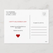 Happy Valentine's Day Valentijn Symbols Briefkaart (Achterkant)