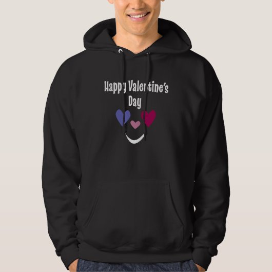 Happy Valentine's Day  Vday  Tweens Youth Hoodie (Voorkant)