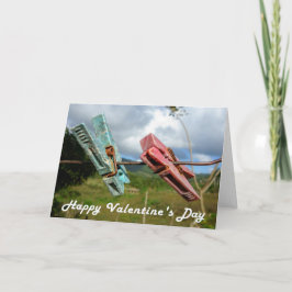 Happy Valentine's Day-vergrotingskaart Feestdagen Kaart