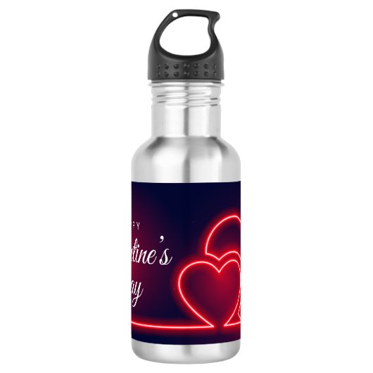 Happy Valentine's Day Waterfles (Voorkant)