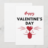 Happy Valentines Day Wenskaart Feestdagenkaart (Voorkant / Achterkant)