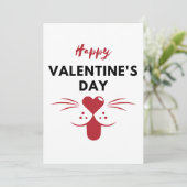 Happy Valentines Day Wenskaart Feestdagenkaart (Staand voorkant)