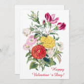 Happy Valentines Day Wenskaart Feestdagenkaart (Voorkant / Achterkant)