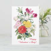 Happy Valentines Day Wenskaart Feestdagenkaart (Staand voorkant)