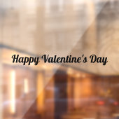 Happy Valentine's Day Window Cling Raamsticker (Vel 2)