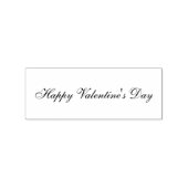 Happy Valentines Day Wooden Rubberstempel (Afrduk)