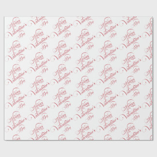 Happy Valentine's Day Wrapping Paper Cadeaupapier