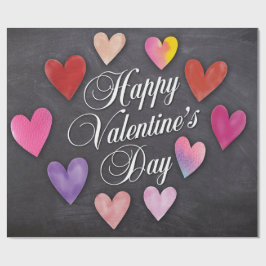 Happy Valentine's Day Wrapping Paper Cadeaupapier