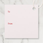 Happy Valentines Day Yorkshire Terrier Honden Bedankjes Labels (Achterkant)