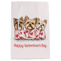 Happy Valentines Day Yorkshire Terrier Honden
