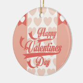 happy valentines keramisch ornament (Links)
