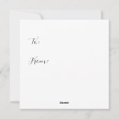 Happy Valentine's Spunky Chicken! Feestdagenkaart (Achterkant)