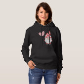 Happy Valentineu2019s Day Gnome Cute with Heart Ba Hoodie (Voorkant volledig)