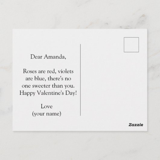 Happy Valentin's Day Cute Sloth Briefkaart (Achterkant)