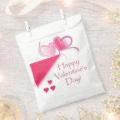 Happy Valentin's Day Favor Bags Party roze Bedankzakje (Geknipt)
