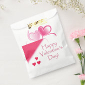 Happy Valentin's Day Favor Bags Party roze Bedankzakje (Gezegeld)