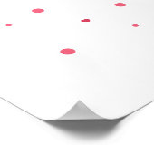 Happy Valentin's Day Heart Poster 24x24 (Hoek)