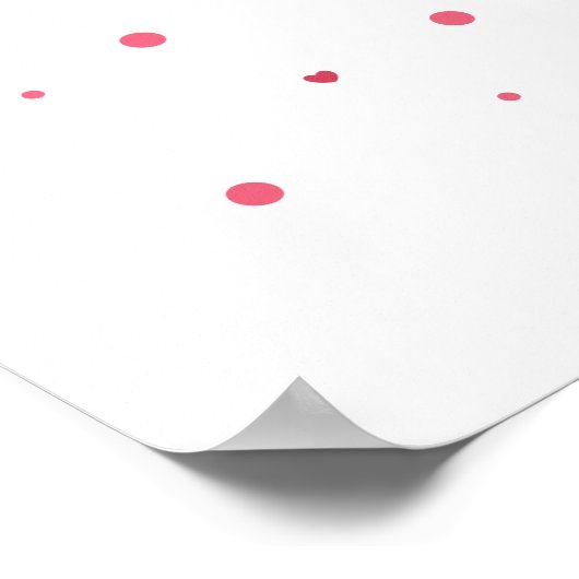 Happy Valentin's Day Heart Poster 24x24 (Hoek)