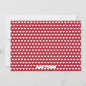 Happy Valentin's Day Hearts-fotokaart Feestdagenkaart (Achterkant)