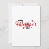 Happy Valentin's Day Invitation Greet Kaarten (Voorkant)
