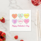 Happy Valentin's Day Snoep Conversation Hearts Servetten (Insitu)
