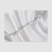 Happy Valentin's Day Tissue Paper Silver Tissuepapier (Voorkant)