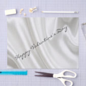Happy Valentin's Day Tissue Paper Silver Tissuepapier (Craft)
