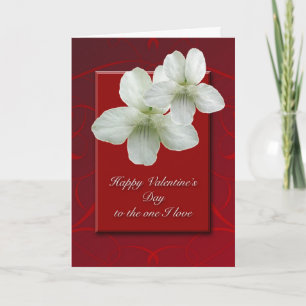 Happy Valentin's Day Violet Coordinating Items Feestdagen Kaart