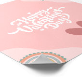 Happy Valentin's Day Wall Art Poster (Hoek)