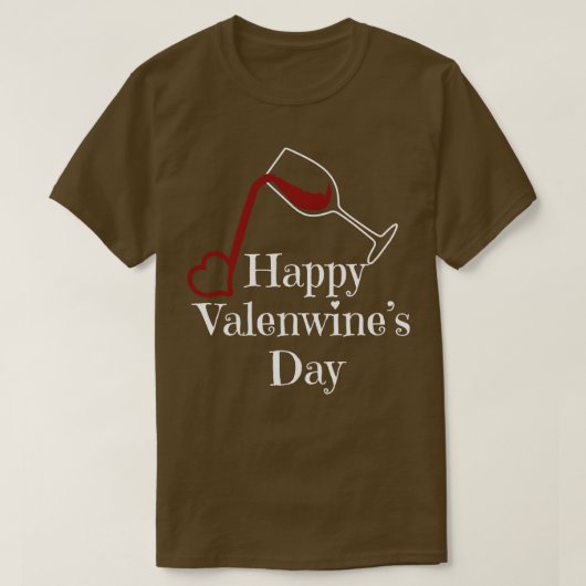 Happy Valenwine Day T-shirt (Design voorkant)