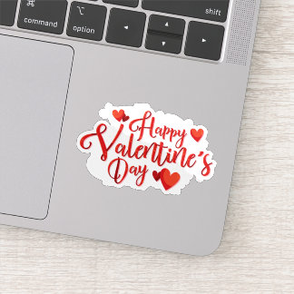Happy valetines dag sticker