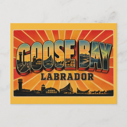 Happy Valley-Goose Bay Labrador Gateway Briefkaart (Voorkant)