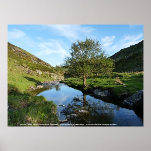 Happy Valley, Northumberland England Poster (Voorkant)