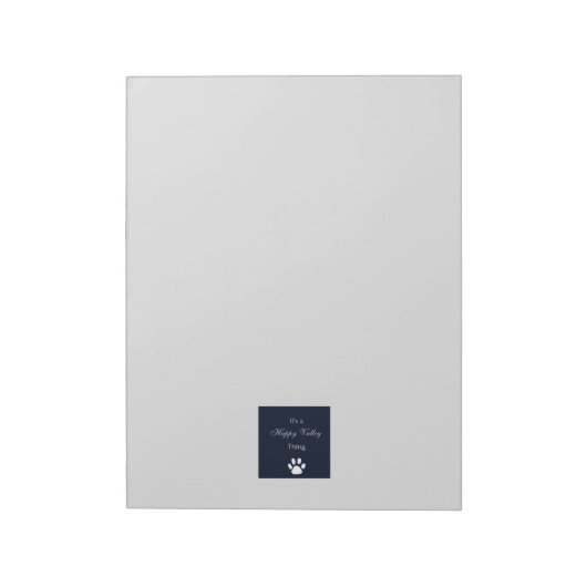 Happy Valley Thing 11" x 8,5" Notitieblok - 40 pag (Linkerzijde)