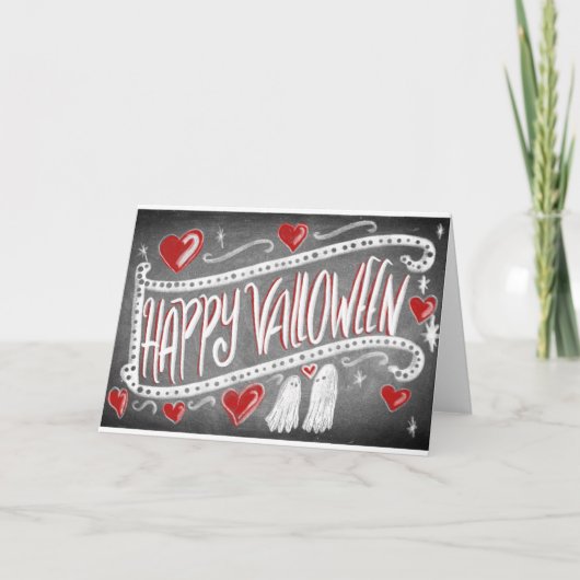 Happy Valloween Kaart (Voorkant)