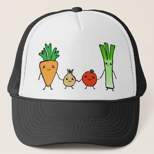 Happy veg trucker pet (Voorkant)