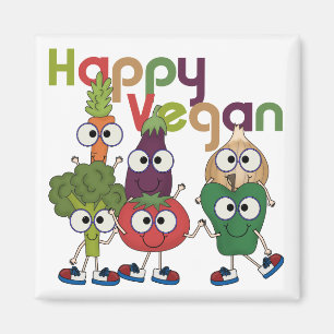 Happy Vegan Magneet