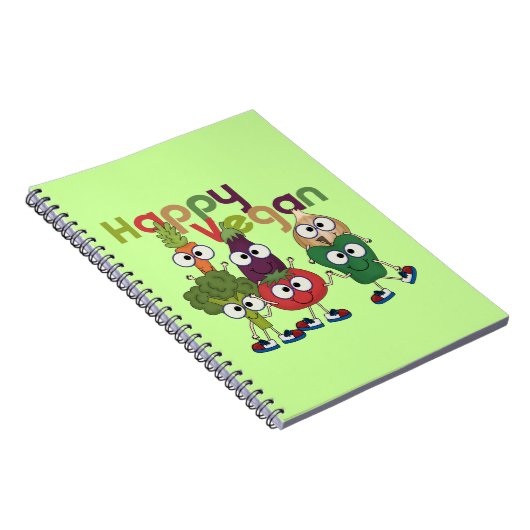 Happy Vegan Notitieboek (Rechterzijde)