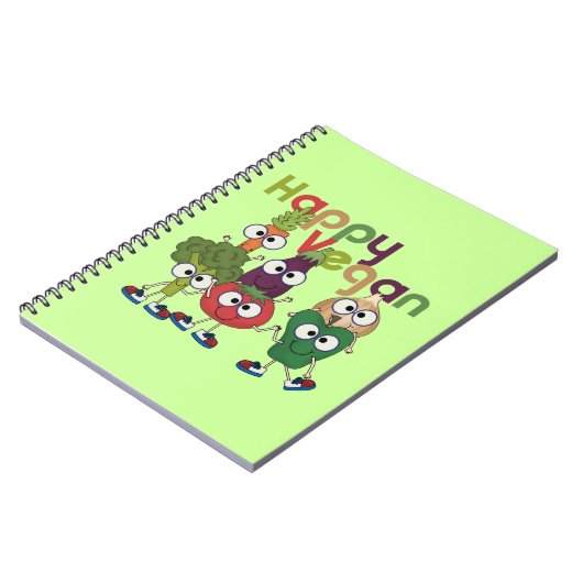 Happy Vegan Notitieboek (Linkerzijde)