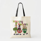 Happy Vegan Tote Bag (Voorkant)
