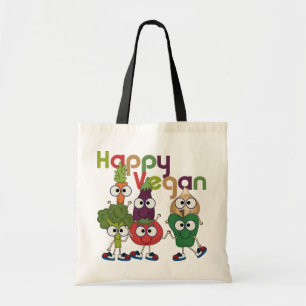 Happy Vegan Tote Bag