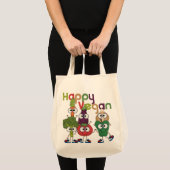 Happy Vegan Tote Bag (Voorkant (product))