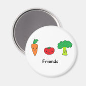 Happy Vegetable Friends Magneet (Voorkant / Achterkant)
