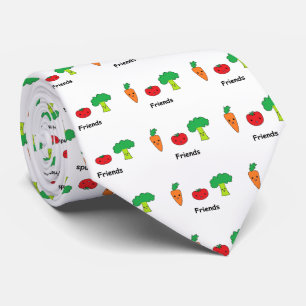 Happy Vegetable Friends Stropdas